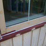 Wooden window frame repairs