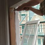 Wooden conservatory window frame repairs